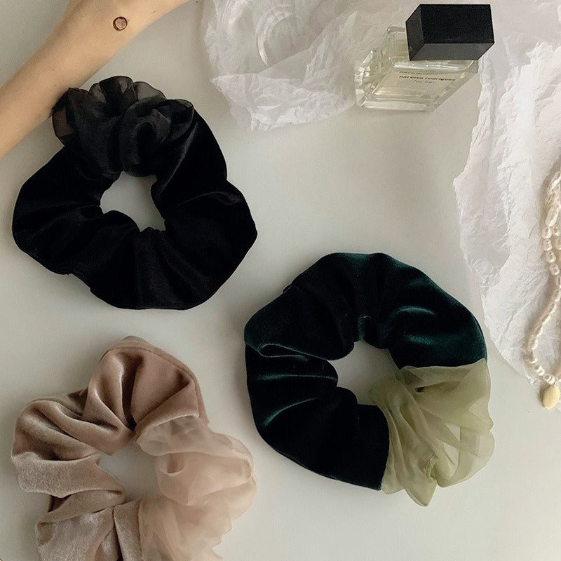 Luxury Satin Scrunchies Set – Soft Velvet & Silk Hair Ties  Free Shipping Over $20