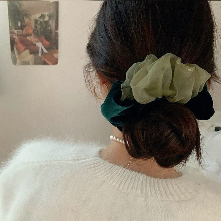 Luxury Satin Scrunchies Set – Soft Velvet & Silk Hair Ties  Free Shipping Over $20