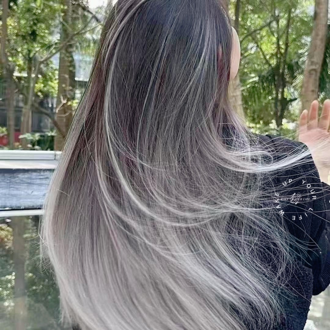 Vibrant Ombre Clip-In Hair Extensions 100% Human Hair Colored Balayage Hairpieces