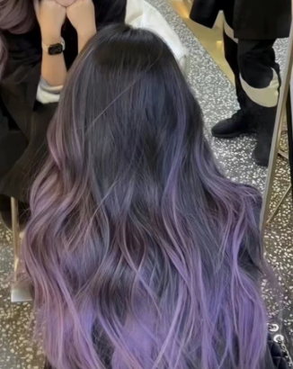 Vibrant Ombre Clip-In Hair Extensions 100% Human Hair Colored Balayage Hairpieces