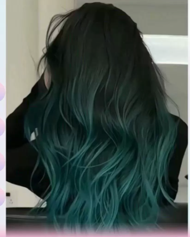 Vibrant Ombre Clip-In Hair Extensions 100% Human Hair Colored Balayage Hairpieces