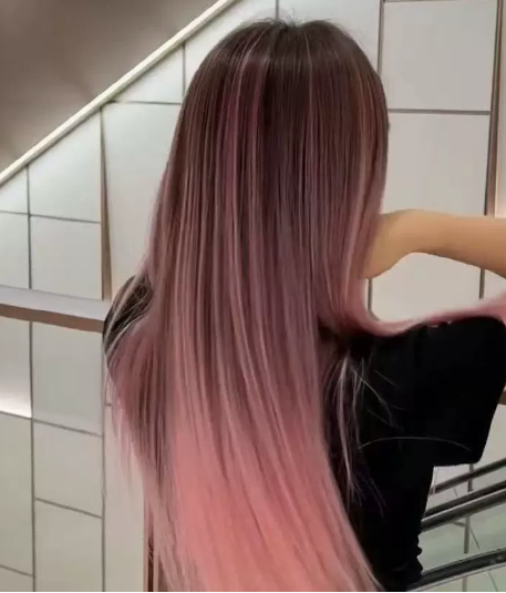 Vibrant Ombre Clip-In Hair Extensions 100% Human Hair Colored Balayage Hairpieces